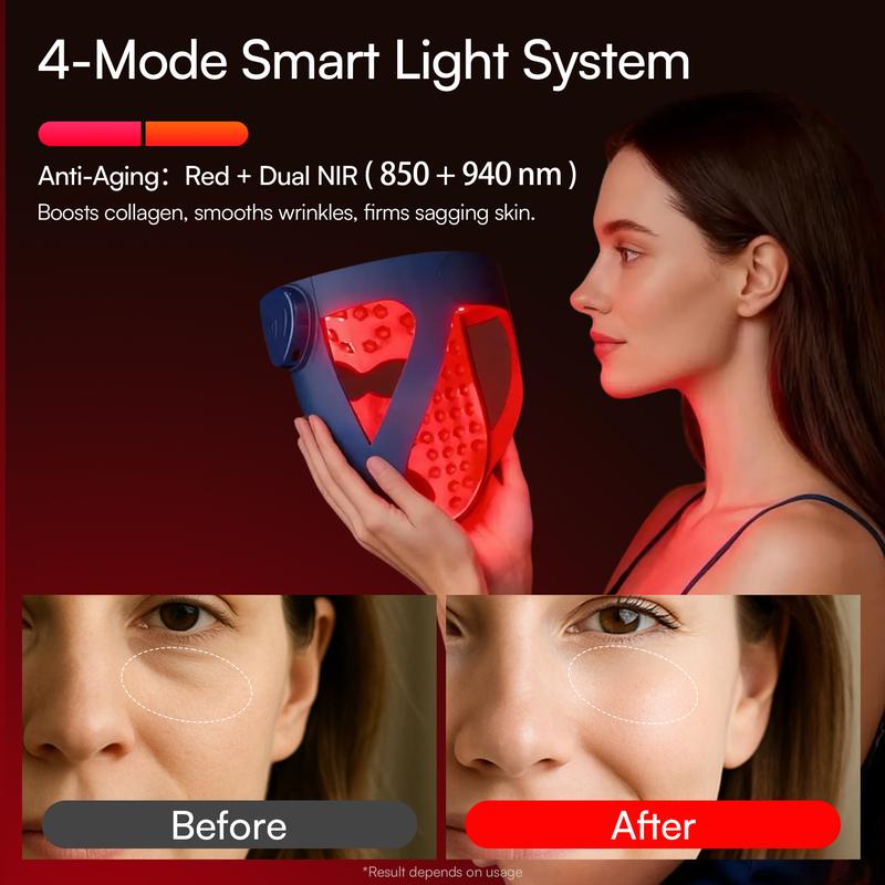 Deep repair, lifting and firming for lasting radiance. 4D tailored design sculpts the jawline with cooling soothing comfort. Wireless, lightweight and ultra-comfortable to wear, perfect as a thoughtful Mother’s Day gift.-KPL