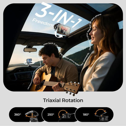 Car Phone Holder, Magnetic Phone Mount, Perfect for Your Vehicle. Vacuum Suction Cup Phone Holder, Suitable for Jeep, BMW and more car models.-KPL