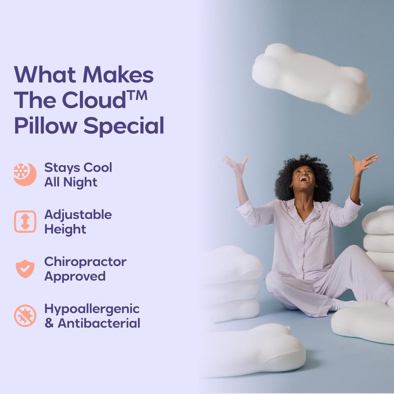 Best-Selling Large Cloud Pillow, Neck Support Slow Rebound Memory Foam Pillow.-KPL