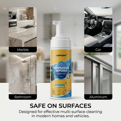 ✨ 4-in-1 Multi-Enzyme Foam Spray Cleaner 🚗🛋️ Powerful Deep Cleaning Solution for Home & Car Care — Easily Removes Stains from Car Interiors, Sofas, Seats & More. Keep Your Space Fresh & Spotless While Enjoying Summer Outdoor Adventures! ☀️🌿-KPL