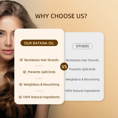 ✨ 100% Pure & Natural Batana Oil with Rosemary 🌿 Revitalizing Hair Growth Serum - Nourishes & Strengthens for Strong, Healthy Hair 👩‍🦰👨‍🦱 Unisex Formula | Perfect Father’s & Mother’s Day Gift 🎁-XLB