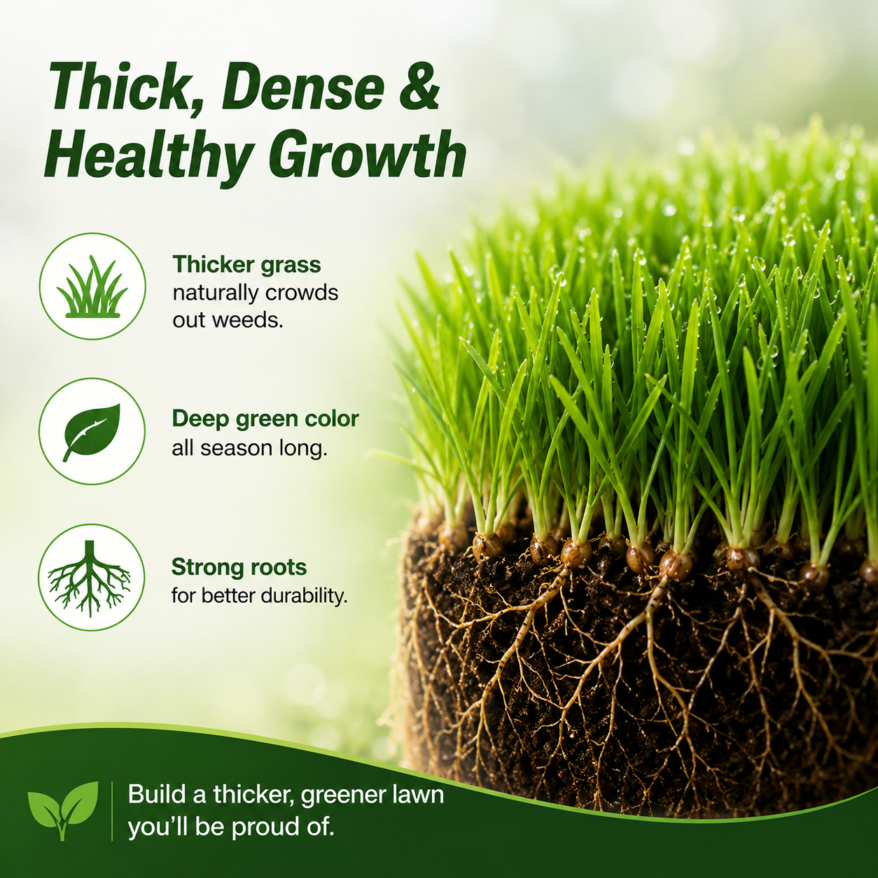 Grass seeds and shade-tolerant grass seeds, fast growing, suitable for all seasons, ideal for high-quality lawns and golf courses.-KPL