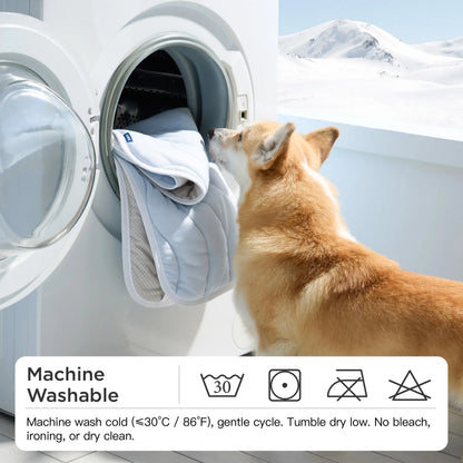 Bedsure AeroChill Wave Cooling Dog Mat - Breathable, Machine Washable & Versatile Pet Bed-DZT