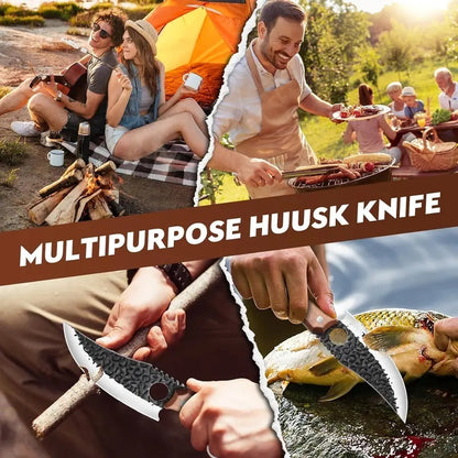 🗡️ Hand-Forged Viking Butcher Knife: The Ultimate Multi-Purpose Kitchen Tool-CJP