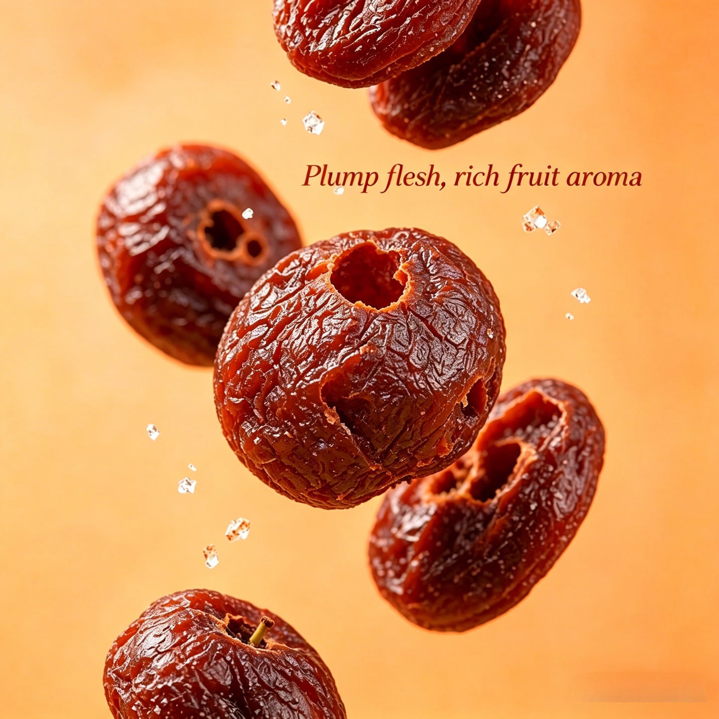 😋Hollow Dried Hawthorn Berries - 🍃100% Natural Digestive Healthy Fruit Snack, Seedless & Plump Preserved Hawthorn-XLB
