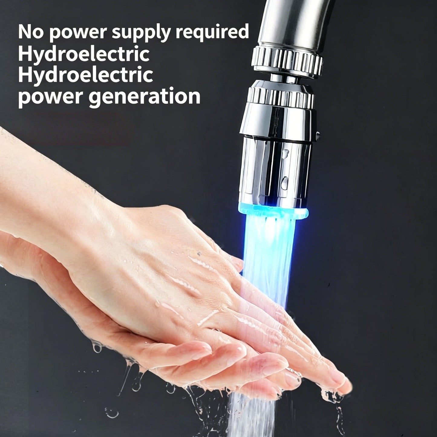 💡 LED Temperature-controlled color-changing faucet – See the Water Temperature at a Glance-CJP