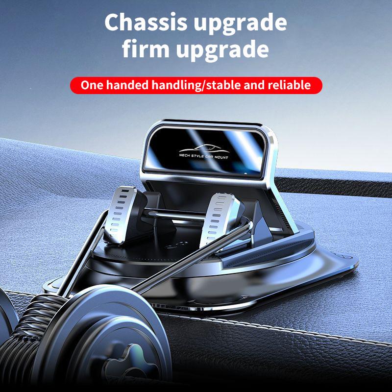 Dashboard Car Phone Mount, Stable Anti-Slip Cell Phone Holder for Car, 360° Rotation Hands-Free Phone Stand-TTT