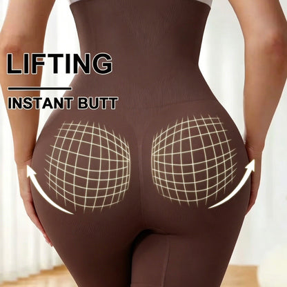 Shapellx Shapewear Sculpting Shorts for Women Seamless High Waisted Body Tummy Control Shaper Thigh Slimming Underwear-XXS