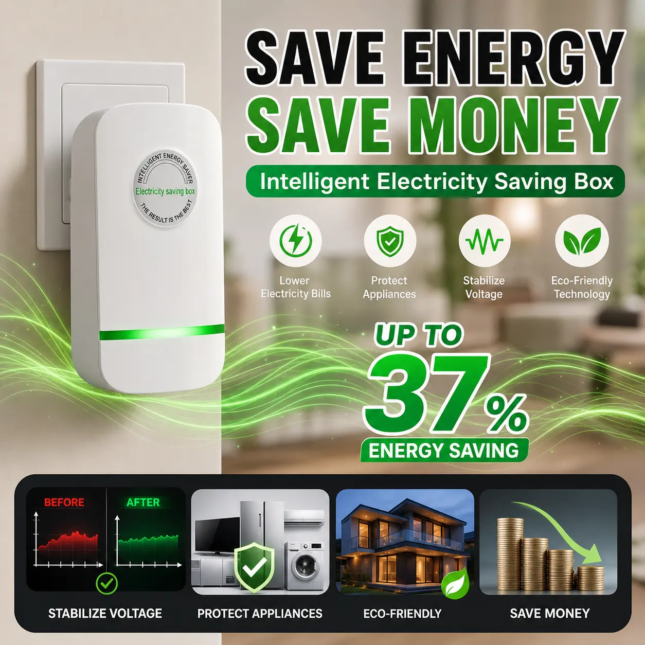 💡 Intelligent Energy Saver: Cut Your Electricity Bills by Up to 30%💡-CJP