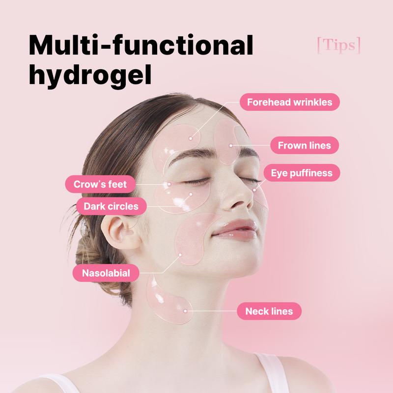 Collagen Hydrogel Eye Patches – 60PCS | Reduce Puffiness & Hydrate Dark Circles in Just 10 Minutes ✨👀💧-KPL