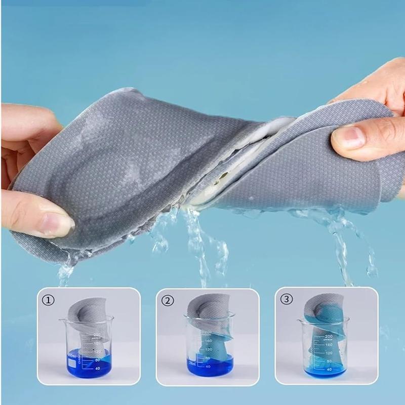 4D Shoe Cloud Insoles for Men Women, Soft Memory Foam Orthotic Shoe Inserts Sports Insoles.-KPL