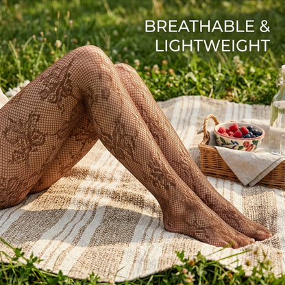 ✨Ultra-Durable Floral Lace Fishnets for Every Occasion 👠-DZT