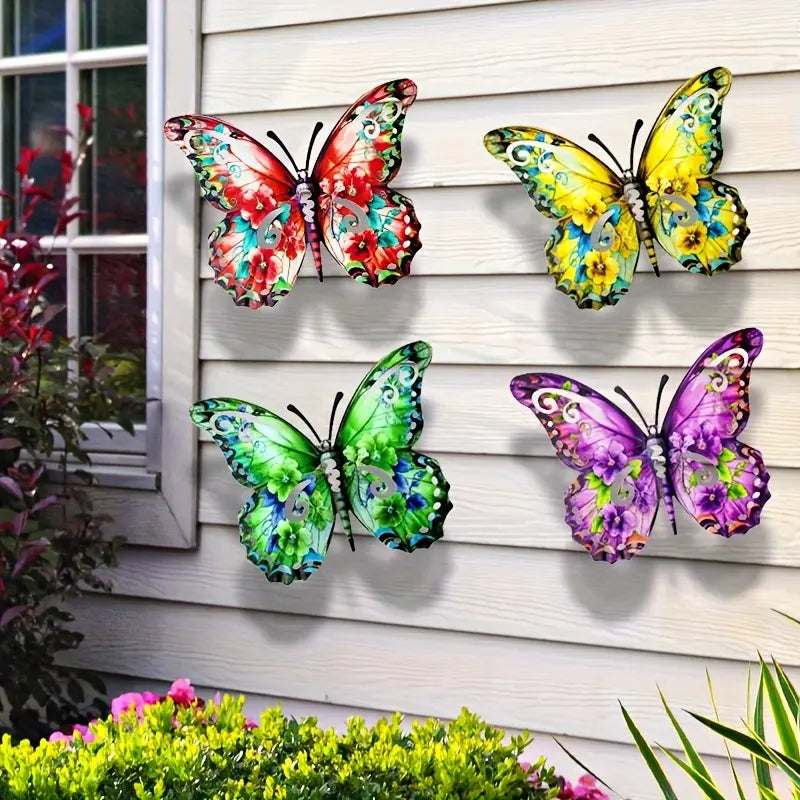 Vibrant 3D Metal Butterfly Wall Decor | Indoor & Outdoor Fence Art 🦋✨ -LGZ