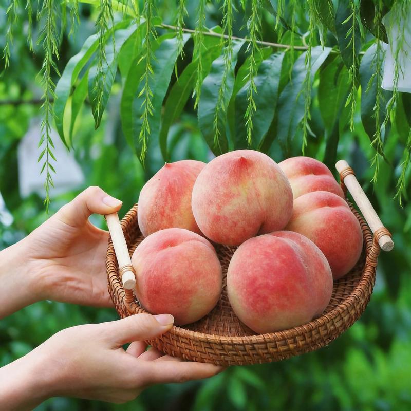 Sweet Honey Peach Tree Sapling | Delicious Homegrown Fruit | Self-Fertile Variety | Vigorous Root System | Perfect for Backyard Gardens & Outdoor Planting | Simple Care & Low Maintenance | Great for Gardening Enthusiasts & Beginners.-KPL
