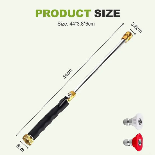 High-Pressure Power Washer Wand for Garden Hoses | Adjustable Spray Nozzles for Car, Patio & Garden 🚗💦 -LGZ