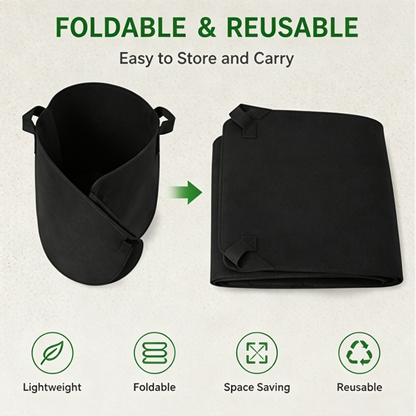 🌱 Premium Non-Woven Grow Bags | Breathable Fabric Pots for Healthier Plants & Bigger Harvests-WBJ