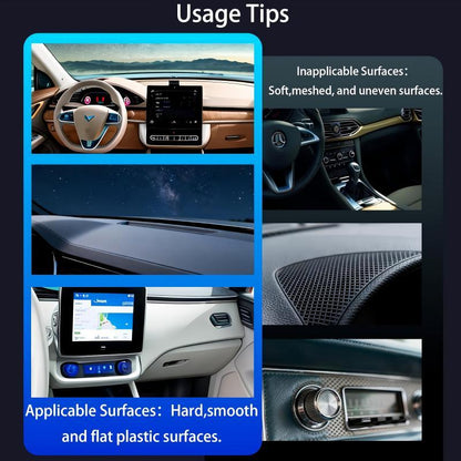 Magnetic Car Phone Mount, Strong Suction Cup Dashboard Holder, 360° Rotation Foldable Cell Phone Stand for Car-TTT