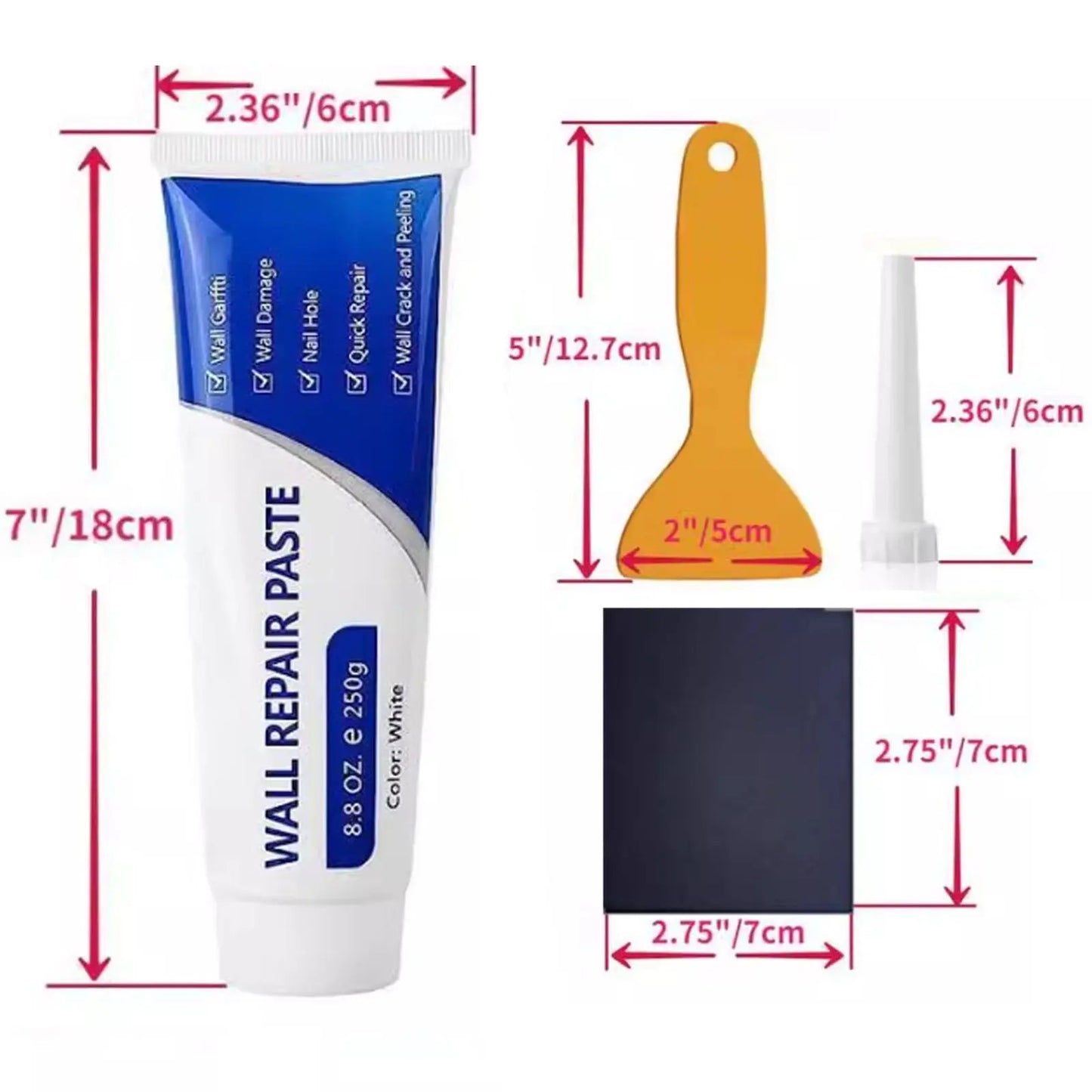 Magic Drywall Repair Paste Kit | Quick-Dry Spackle & Hole Filler 🛠️✨ LGZ