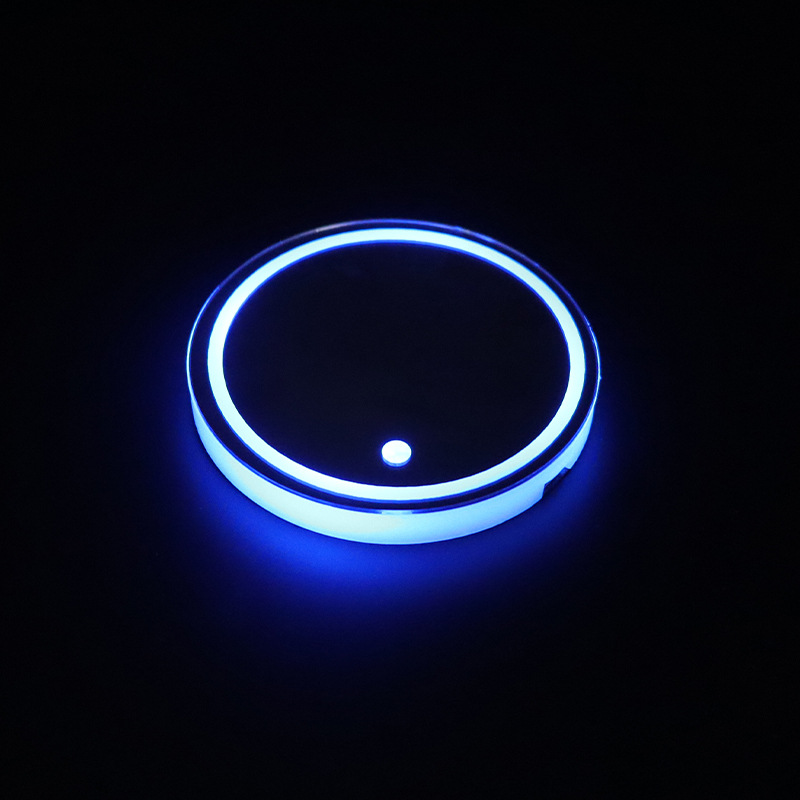 ✨LED Car Cup Holder Lights | Smart Sensor, USB Rechargeable, Multi-Color Ambient Lights ✨-CJP