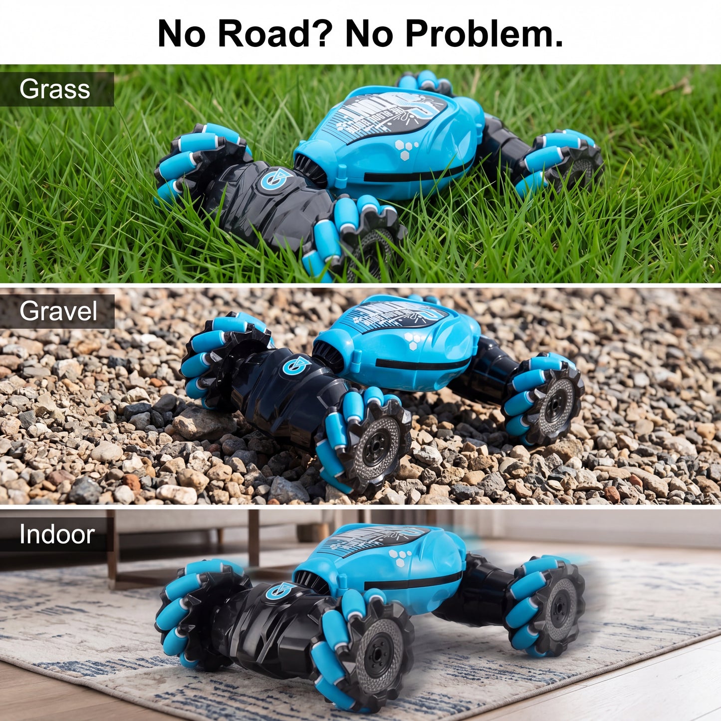 🚗Twist & Turn Gesture RC Car - No More Boring Toys! Dual Control Mode, All-Terrain Drift Stunt Car with Auto Demo & LED Light Show-AUX