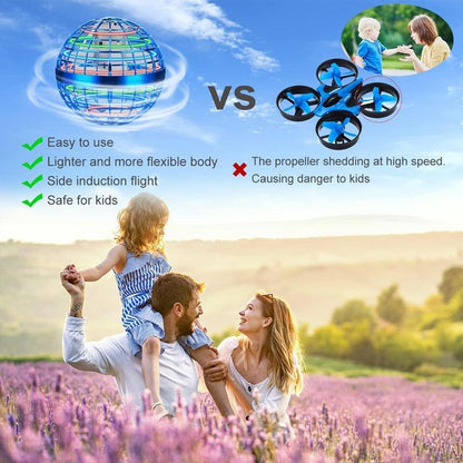 Magic Flying Orb 🚀 | LED Hover Boomerang Ball | USB Rechargeable Spinner Toy(Gifts for children)-YOY