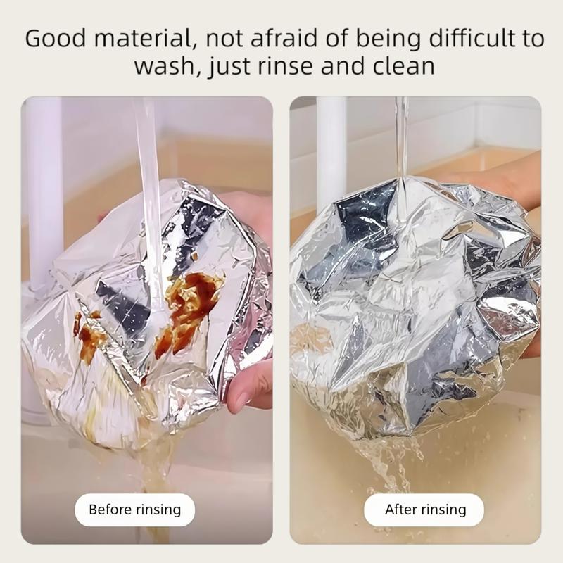 Disposable Aluminum Foil Food Covers♨️Long-Lasting Heat Retention & Freshness Protection-YOY