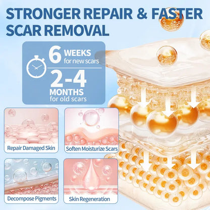 ✨ Advanced Silicone Gel | Professional Invisible Repair for Fine Lines, Acne Scars, Surgical Marks & Stretch Marks 🧪 LGZ