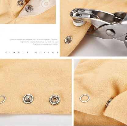 🧵 Home Sewing Accessories Kit for DIY Crafts, Clothing & Hats — Button & Snap Pliers Tool Set ✨ No-Sew Repair Sewing Kit for Handmade Crafts & Sewing Materials 🪡-KPL