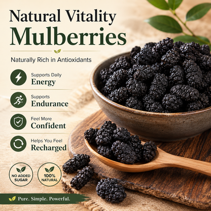 "Premium Highland Dried Mulberries | Care For Your Daily Health! ✨Limited Time Offer!"-LT