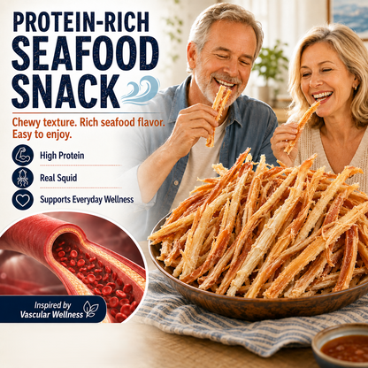 Premium Dried Squid Strips – Protein-Rich, Chewy & Savory Seafood Snack-NEX