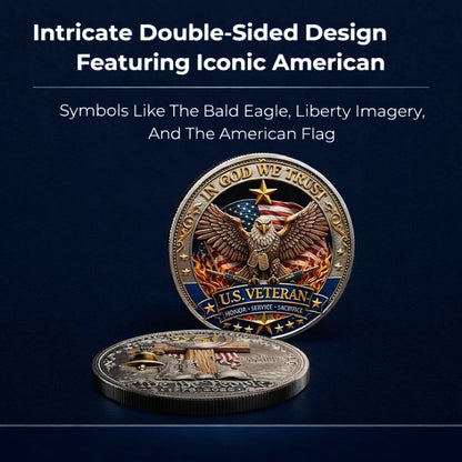 🔥Last Day 60% OFF 🔥 Honor America’s Heroes – 250 Years of Freedom Veteran Tribute Coin-ZBD