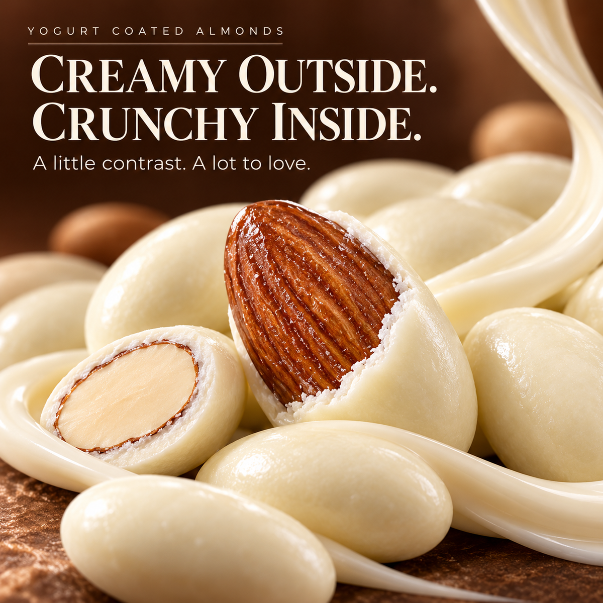 Pure Natural Yogurt Almonds & Rich in Nutritious and Guilt-Free-Hotitem