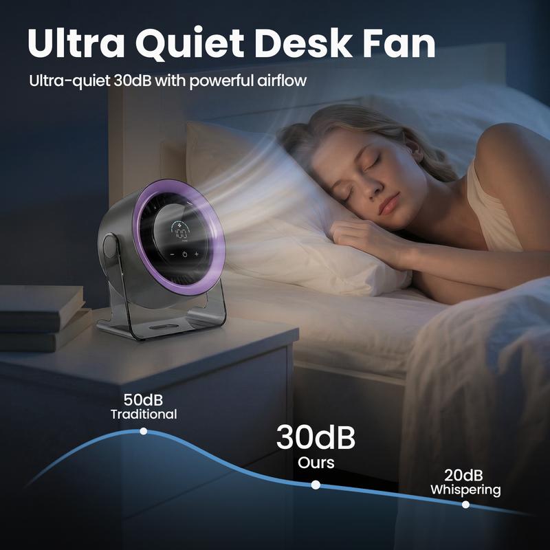 The quietest (and strongest) viral fan for your hot office or dorm! 🤫❄️-QZZ