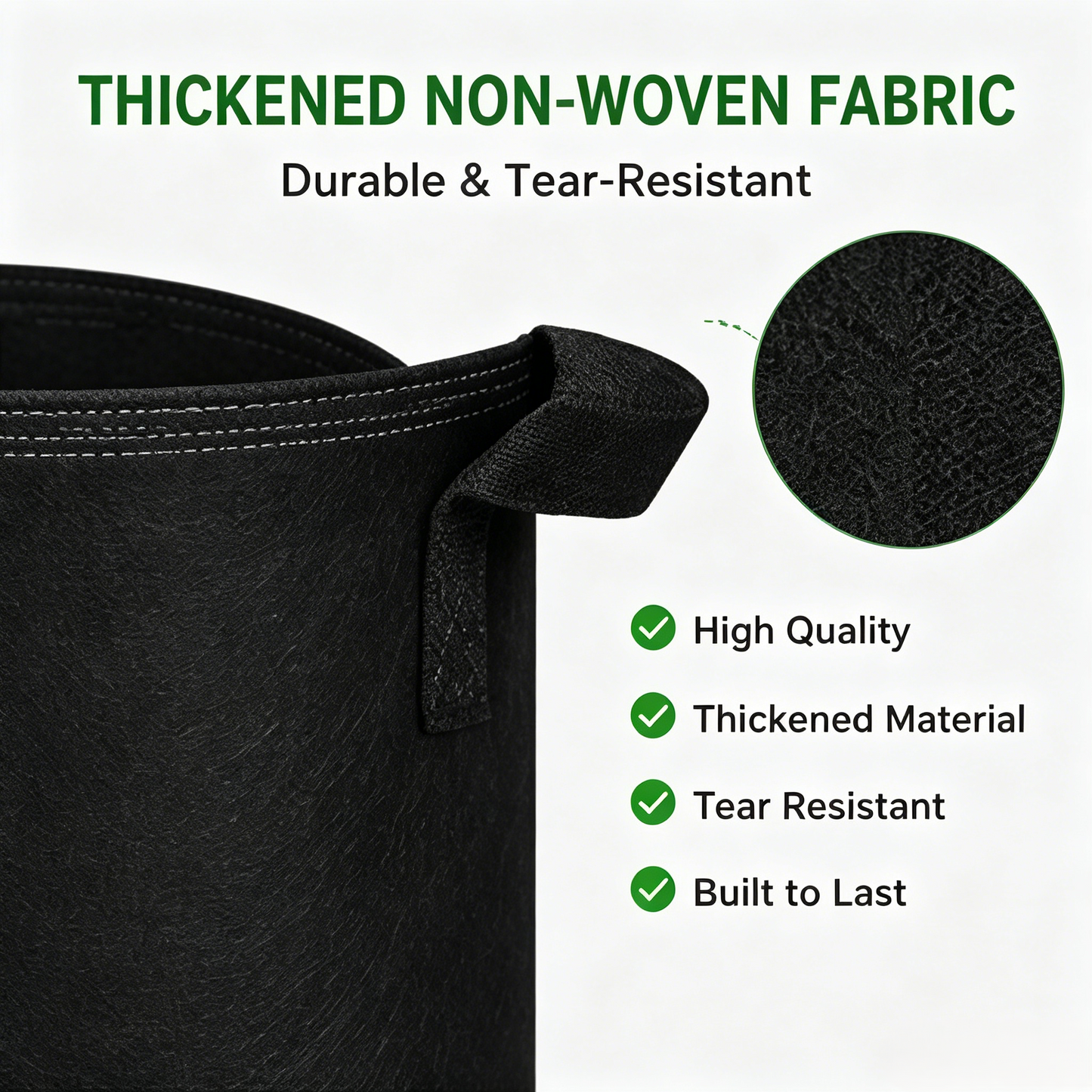 🌱 Premium Non-Woven Grow Bags | Breathable Fabric Pots for Healthier Plants & Bigger Harvests-WBJ