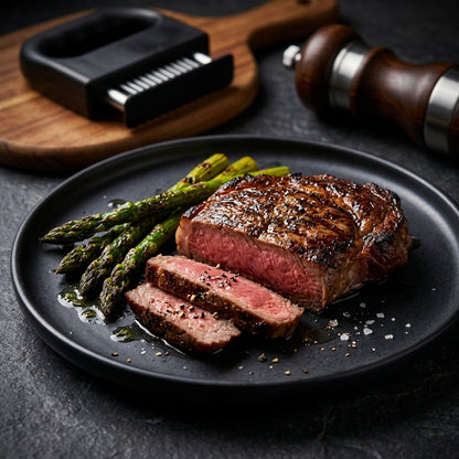 Premium 48-Blade Stainless Steel Meat Tenderizer – Transform Any Meat into a Melt-in-Your-Mouth Masterpiece! 🥩✨-DZT