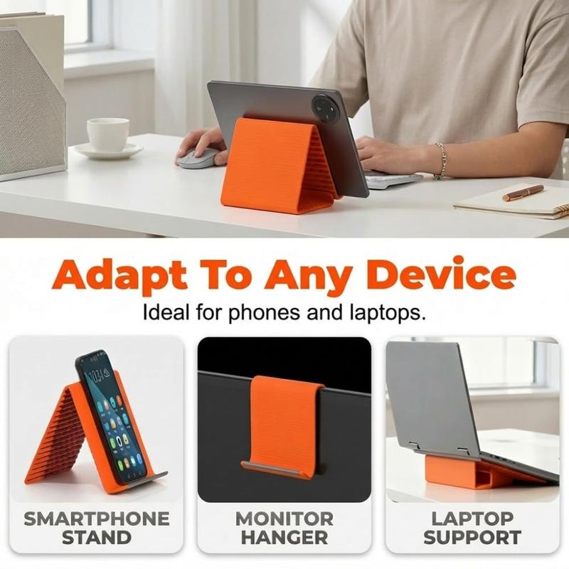 🪄 Bend It. Fold It. Use It Anywhere! The Magic Universal Silicone Stand 📱💻-DZT