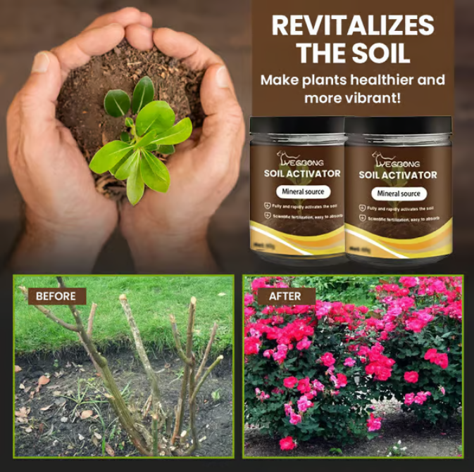 75K+ SOLD! 🌳Soil Pro Activator  Revive Your Dead Soil in Weeks-ZBD