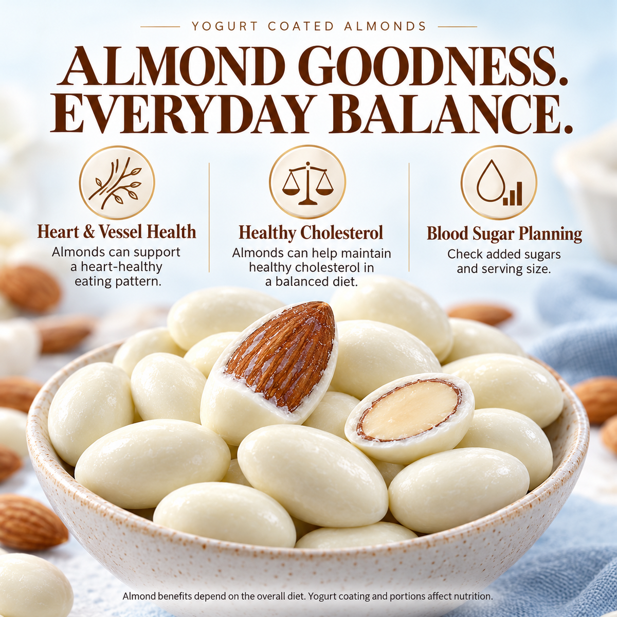 Pure Natural Yogurt Almonds & Rich in Nutritious and Guilt-Free-Hotitem