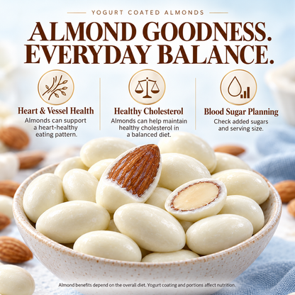 Pure Natural Yogurt Almonds & Rich in Nutritious and Guilt-Free-Hotitem