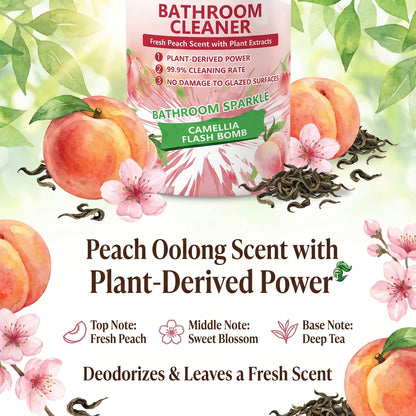 🧼Powerful Grime Removal & Deodorizer with Refreshing Peach Oolong Scent🦠-XXS