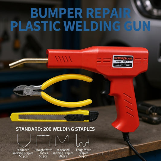 🎁【FathersDayGift】Car Plastic Welding Repair Tool, HandheldPlastic Welder for Bumper and DashboardFixes, 🛠️Car Body Repair Tool, Portable Welder Machine-XXS