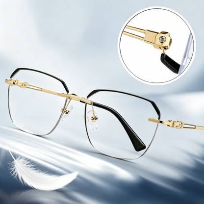 👓 Smart Zoom Reading Glasses | Progressive Multi-Focus, Blue Light Blocking, Anti-Fatigue-LT