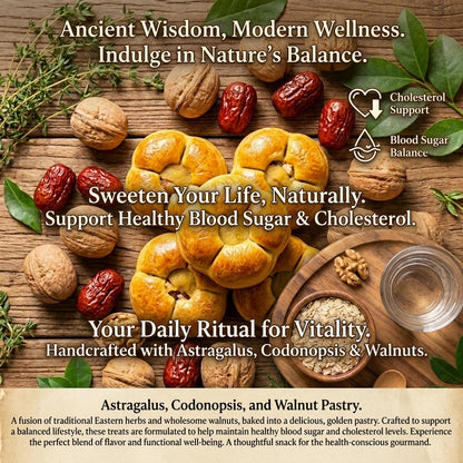 Fuel Your Vitality Naturally: The Ultimate Herbal Red Date Walnut Yam Cake 🥮-DZT