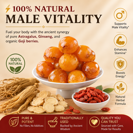 🔋A&G Natural Male Vitality Balls - Maximum Stamina🕒 & Energy Recharge⚡ LGZ