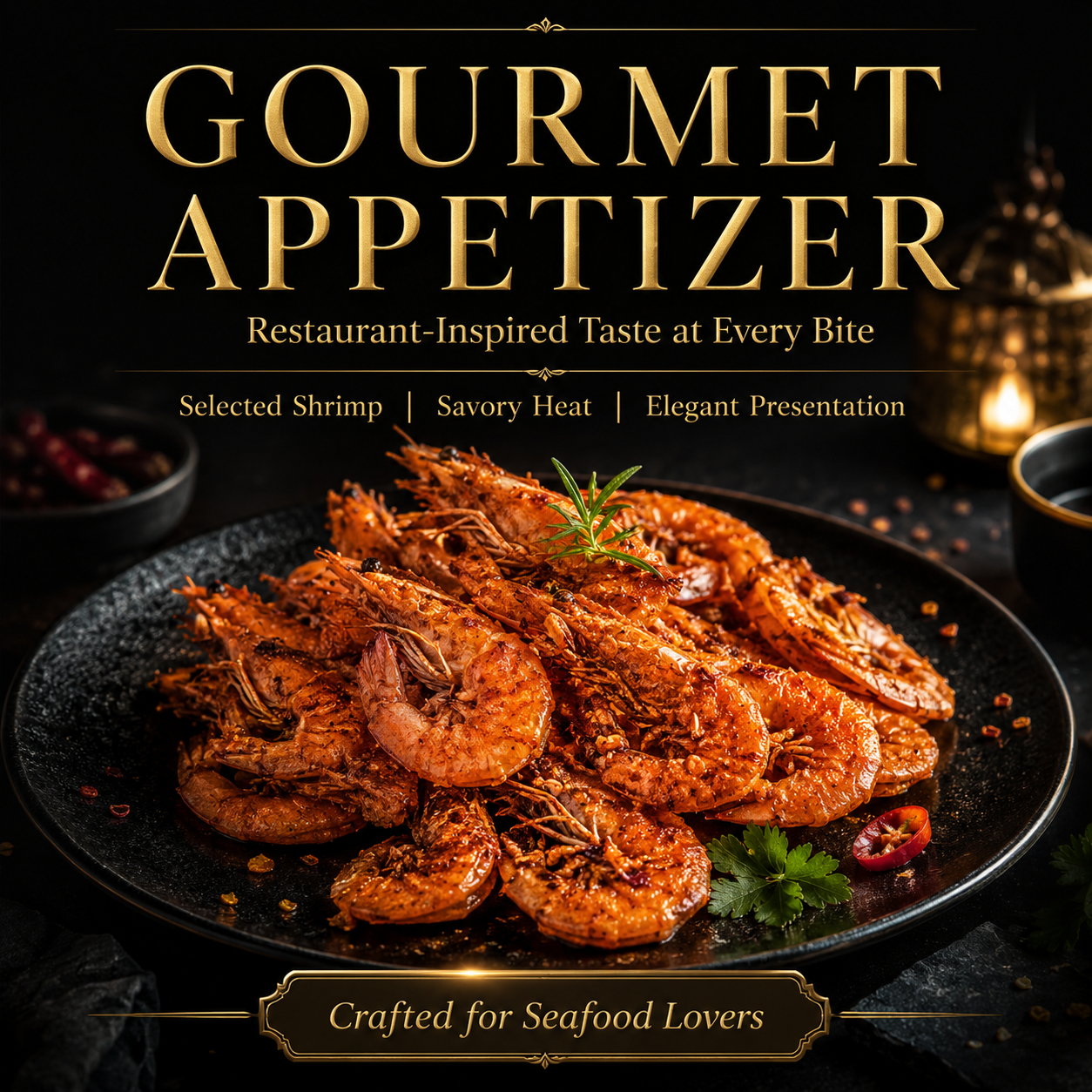 Spicy Crispy Sea Shrimp – Premium Ready-To-Eat Seafood Snack-ZRT
