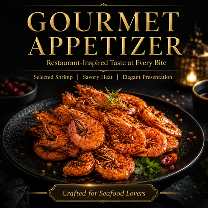 Spicy Crispy Sea Shrimp – Premium Ready-To-Eat Seafood Snack-ZRT