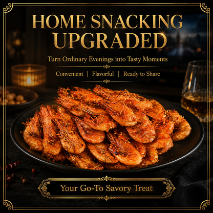 Spicy Crispy Sea Shrimp – Premium Ready-To-Eat Seafood Snack-ZRT