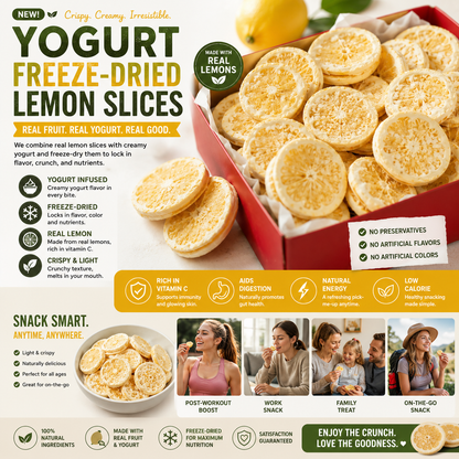 Yogurt Freeze-Dried Citrus Slices Crispy. Creamy. Naturally Delicious-SUY