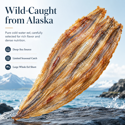 ✨ The Ultimate Seafood Snack: Wild Alaska Eel Jerky – Daily Nutrition for Heart and Vascular Health-AUX