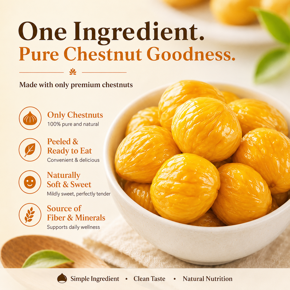 Nature’s Golden Chestnuts — A Heart-Conscious Snack Packed with Daily Nutrition-XLB